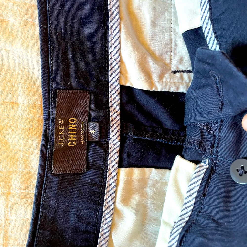 JCREW Blue Chino Shorts